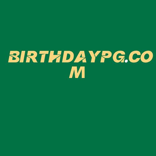 Logo da BIRTHDAYPG